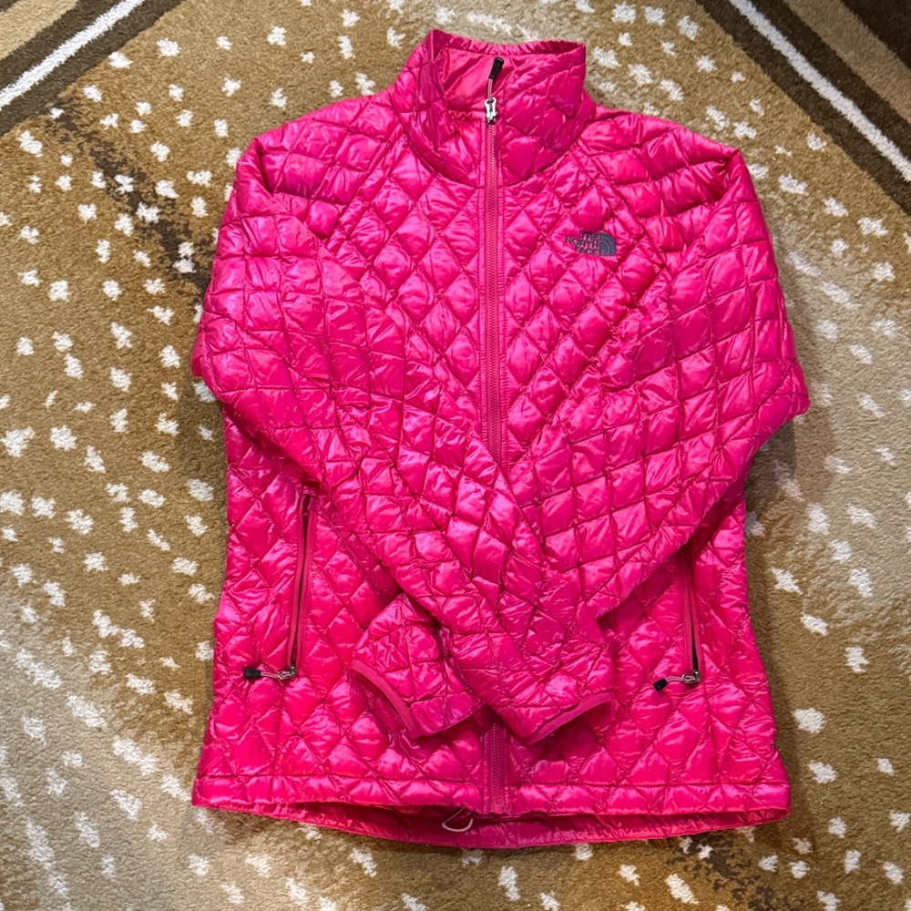 The North Face Fuchsia Quilted Jacket